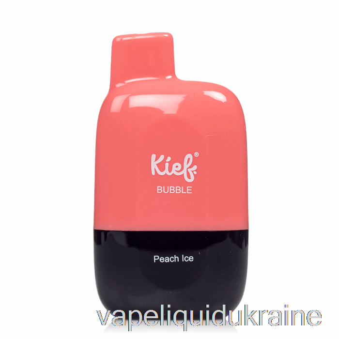 Vape Liquid Ukraine XTRA Kief Bubble 6500 Disposable Peach Ice